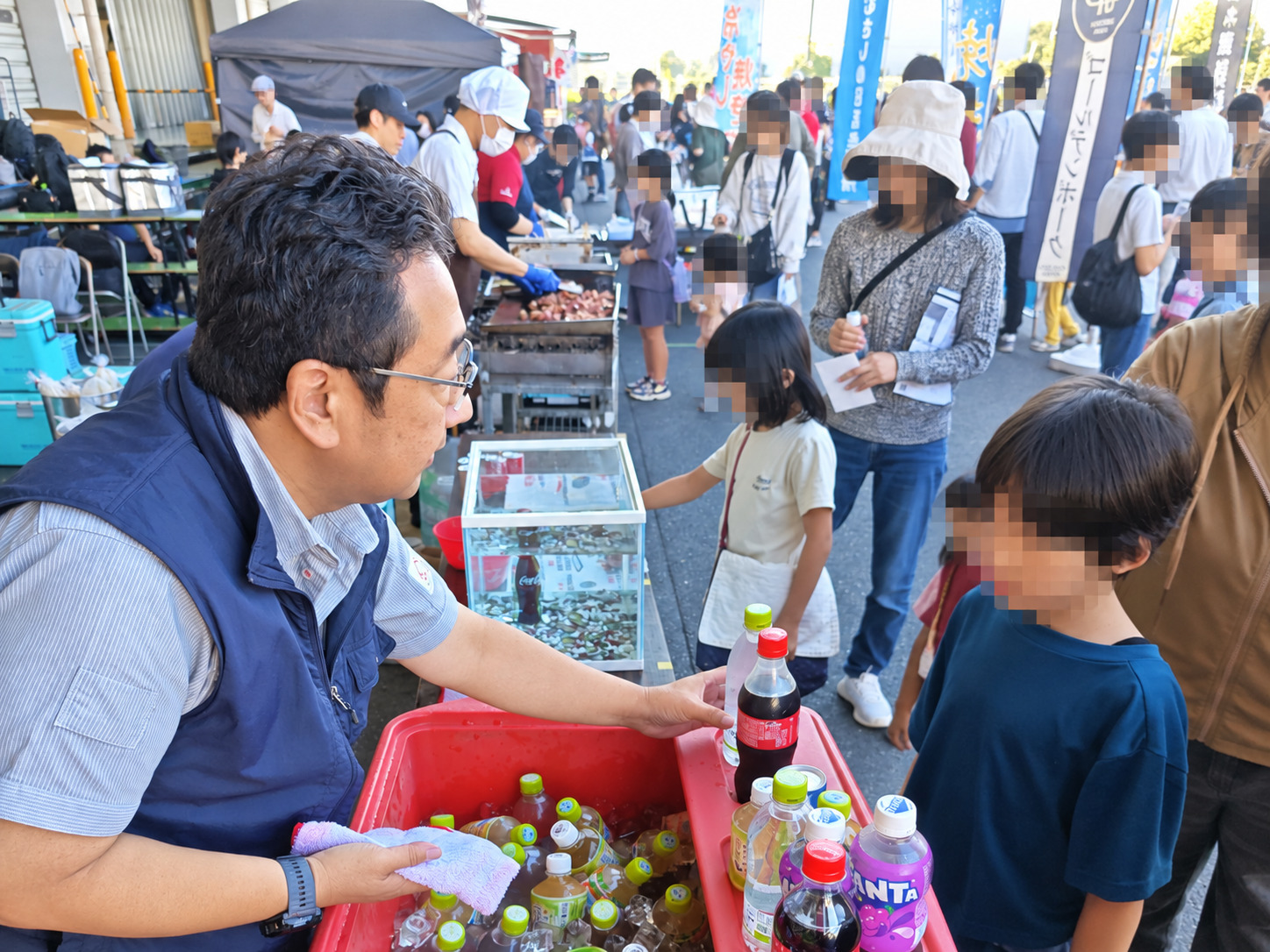 笑顔でひと休み