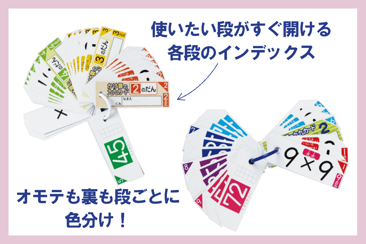 かけ算九九 どうやって覚える 日本標準 かけざん九九カード のご紹介 日本標準 小学校教材 テスト ドリル プリント 教育ict