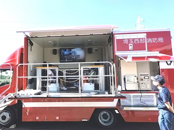 日本標準ふれあいまつり 起震車