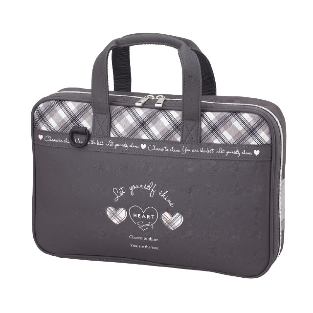 習字Ｖ型 アッシュグレー・ハート