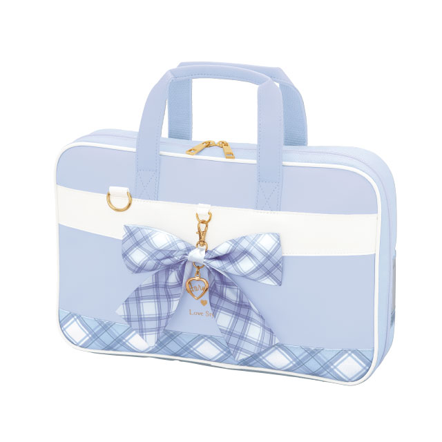 習字Ｖ型 チェック・リボン